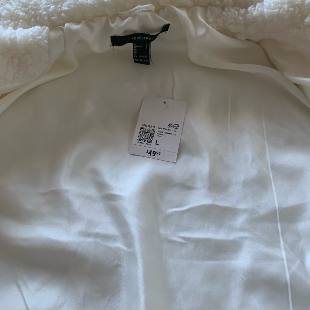 Off White Forever 21 Shearling Jacket - image 6
